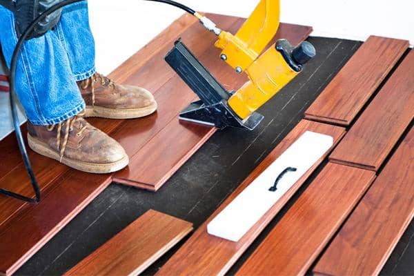 Engineered wood flooring